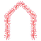 Vidaxl Weihnachtsgirlande mit LED -Leuchten 10 m Pink
