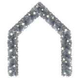 Vidaxl Weihnachtsgirlande mit LED -Leuchten 10 m silberfarben