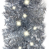 Vidaxl Weihnachtsgirlande mit LED -Leuchten 20 m silberfarben