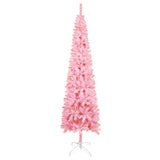 Vidaxl Weihnachtsbaum schmal 120 cm rosa