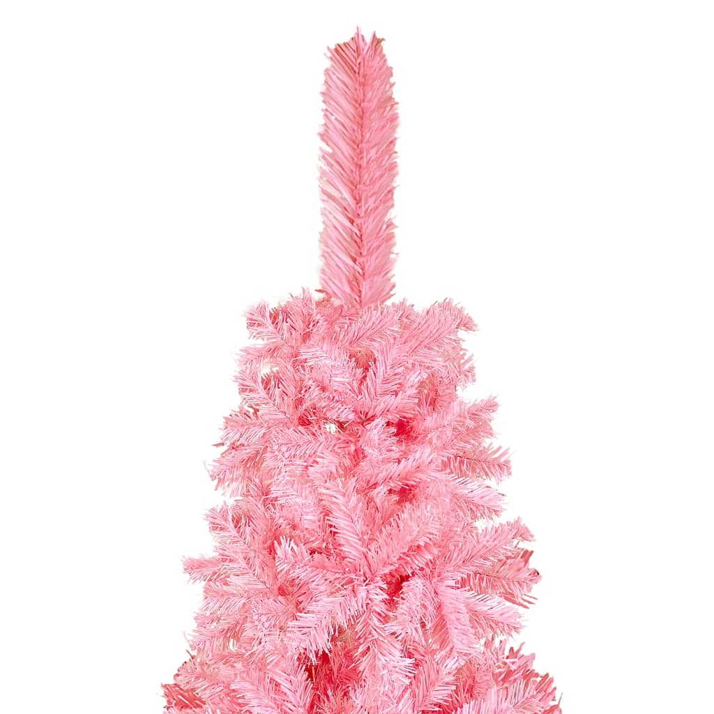 Vidaxl Weihnachtsbaum schmal 120 cm rosa