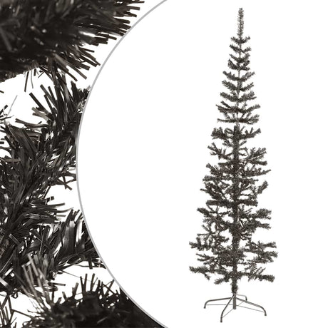 Vidaxl Weihnachtsbaum schmale 240 cm schwarz