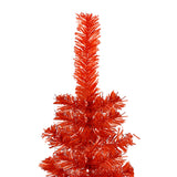 Vidaxl Weihnachtsbaum schmal 150 cm rot