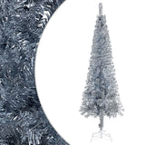 Vidaxl Weihnachtsbaum schmal 180 cm silberfarben
