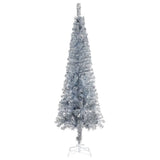 Vidaxl Weihnachtsbaum schmal 180 cm silberfarben