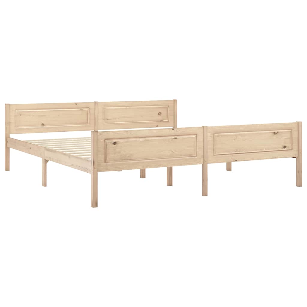Vidaxl bedframe massief grenenhout 180x200 cm