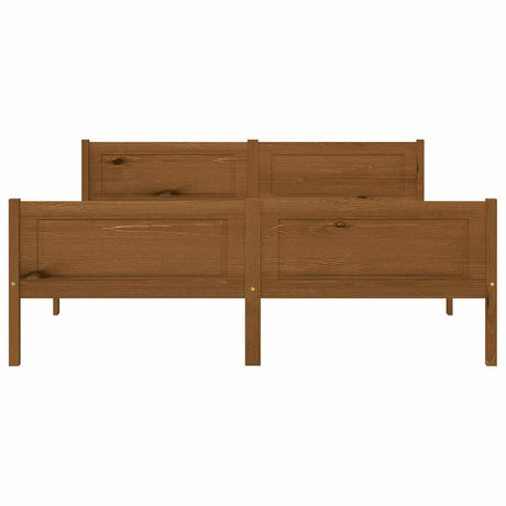 Vidaxl bedframe massief grenenhout honingbruin 160x200 cm
