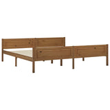 Vidaxl bedframe massief grenenhout honingbruin 200x200 cm