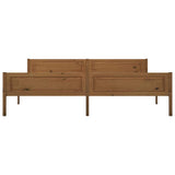 Vidaxl bedframe massief grenenhout honingbruin 200x200 cm