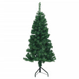 Vidaxl Kunstkerstboom Hoek 120 cm PVC Green