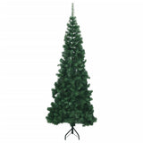 Vidaxl Kunstkerstboom Hoek 240 cm PVC Green
