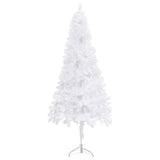 Vidaxl kunstkerstboom hoek 210 cm pvc wit