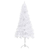 Vidaxl Kunstkerstboom Ecke 210 cm PVC Weiß