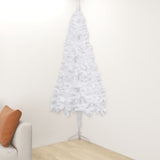 Vidaxl kunstkerstboom hoek 210 cm pvc wit