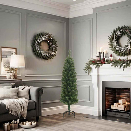 Künstlicher Weihnachtsbaum von Vidaxx mit Standard schmalem 120 cm PVC grün