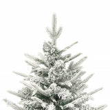 Vidaxl Kunstkerstboom mit Schnee 120 cm PVC und PE Green