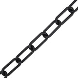 Vidaxl Sicherheitskette Ø 4 mm 30 m Plastik schwarz