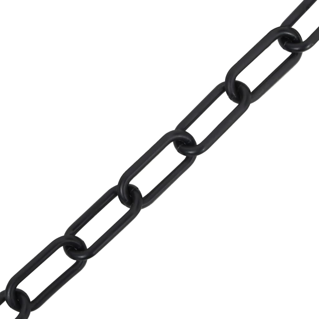 VIDAXL -Sicherheitskette Ø 8 mm 30 m Plastik schwarz