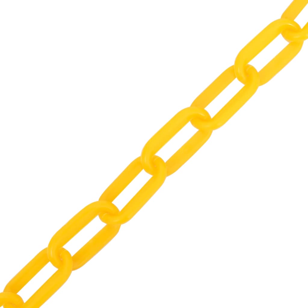 Vidaxl Safety chain Ø 8 mm 100 m plastic yellow