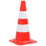 Vidaxl Traffic Cones 4 St odráží 50 cm červené a bílé