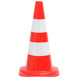 Vidaxl Traffic Cones 4 St odráží 50 cm červené a bílé