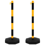 VIDAXL -Ketten -Post -Set mit Plastikkette 10 m