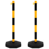 VIDAXL -Ketten -Post -Set mit Plastikkette 10 m