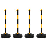 VIDAXL -Ketten -Post -Set mit Plastikkette 10 m