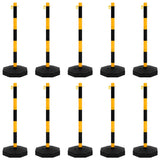 VIDAXL -Ketten -Post -Set mit Plastikkette 10 m