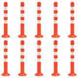 VIDAXL -Verkehrsmasten 10 ST 75 cm pe