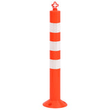 VIDAXL -Verkehrsmasten mit Kette 10 PCs 75 cm PE