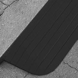 VIDAXL -Schwellenwert hilft 2 PCs 110x21x2,5 cm Gummi