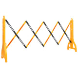 Vidaxl traffic barrier foldable 250x38x96 cm yellow and black