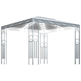 Arbor Vidaxl con guirnalda de luz LED 300x300 cm de color crema