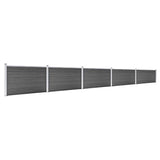 Vidaxl Fence Panel Set 872x105 cm HKC sort