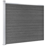 VIDAXL -Zauntafel Set 353x146 cm HKC Schwarz