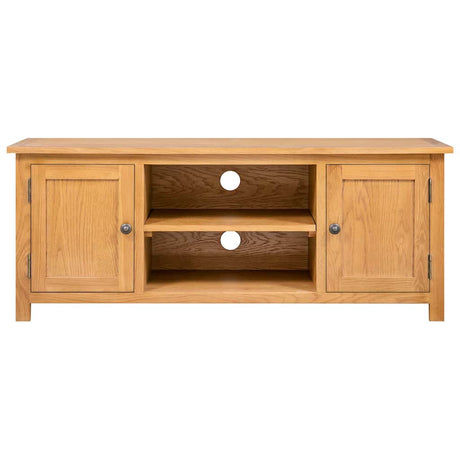 Vidaxl tv-meubel 110x35x44 cm massief eikenhout
