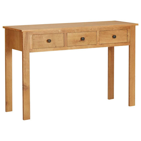 Vidaxl kaptafel 110x40x75 cm massief eikenhout