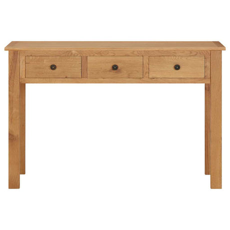 Vidaxl kaptafel 110x40x75 cm massief eikenhout