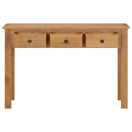 Vidaxl kaptafel 110x40x75 cm massief eikenhout