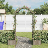 Vidaxl Pergola mit Pflanzer Festkieferngrau