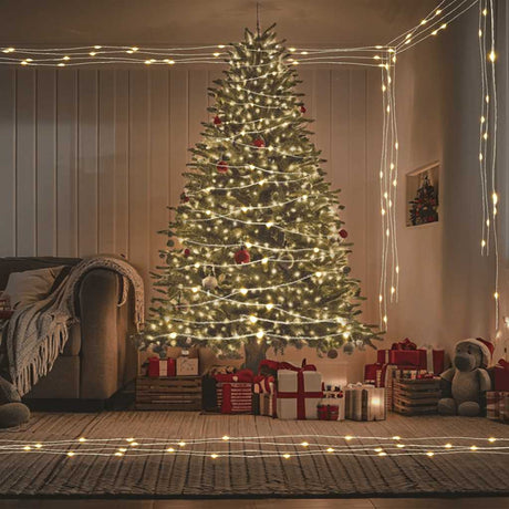 Vidaxl leichte Girlande mit 150 LEDs 15 m warmes Weiß