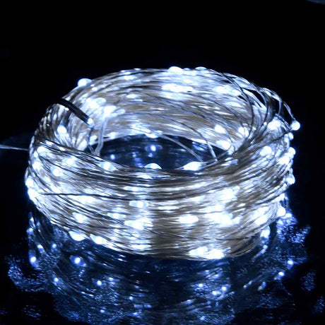 Vidaxl leichte Girlande mit 150 LEDs 15 m kalten Weiß