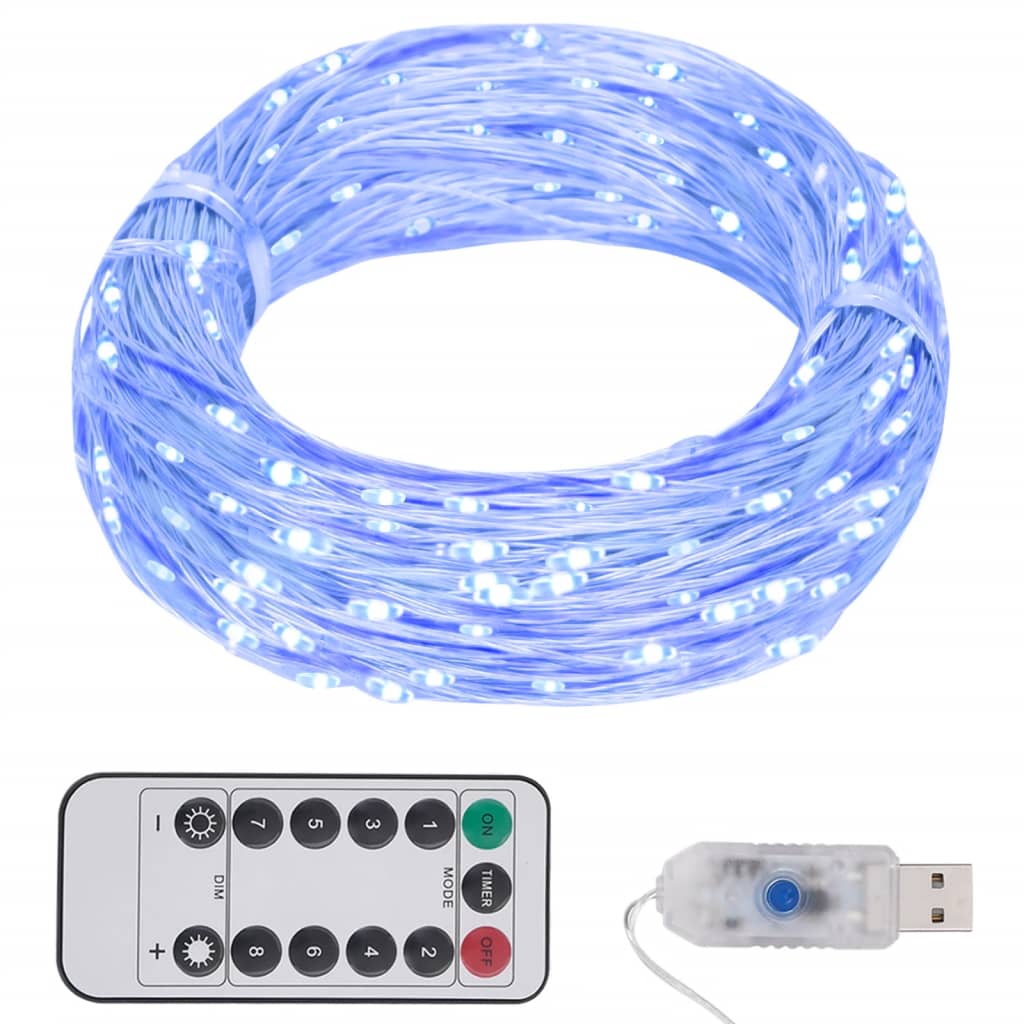 Vidaxl leichte Girlande mit 150 LEDs 15 m blau