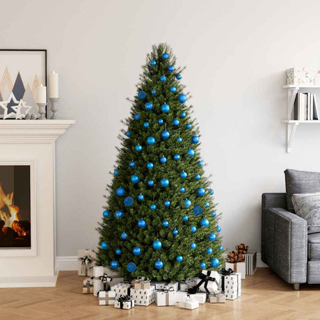 VidaXL 100-teiliges Weihnachtskugel-Set Blau