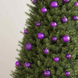 VidaXL 100-teiliges Weihnachtskugel-Set Lila
