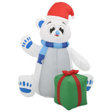 Vidaxl Weihnachten Figur Eisbär aufblasbare LED innerhalb und außerhalb von 1,8 m