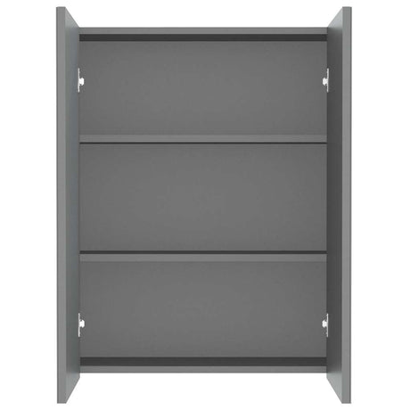 Vidaxl badkamerkast met spiegel 60x15x75 cm mdf antracietkleurig
