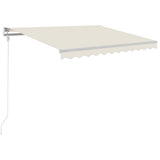 Vidaxl Luifel erstreckt sich automatisch 300x250 cm Creme