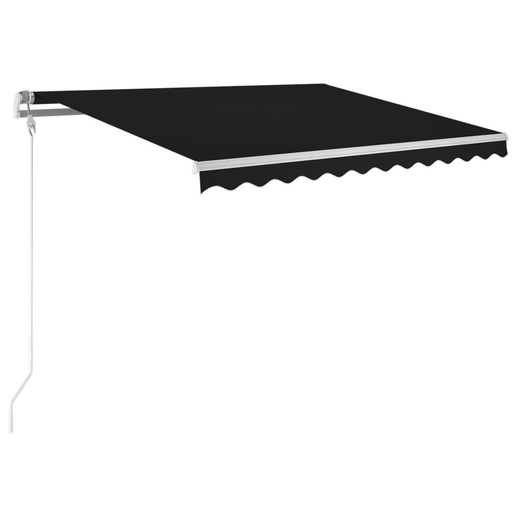 Vidaxl luifel erstreckt sich automatisch 300x250 cm Anthrazit -Colored
